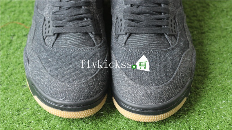 2018 Levi\'s x Air Jordan 4 Black